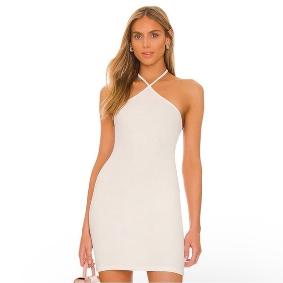 Tularosa Dresses & Skirts - Tularosa Green Morgan Mini Dress in White Size S